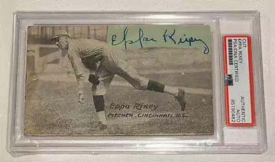 Eppa Rixey - Autographed / Signed Cut On Exhibit Card - PSA/DNA • $699.99