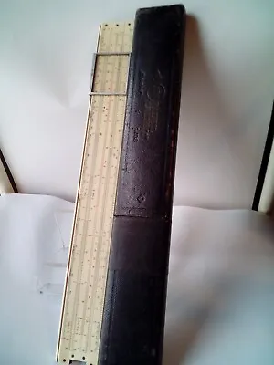 RARE! Vintage Slide Rule Faber-Castell ELECTRO 1/98/398 DRGM Germany W/Case1940 • $75