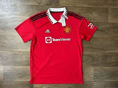 MANCHESTER UNITED 2021 HOME FOOTBALL SHIRT SOCCER JERSEY ADIDAS Xl • $55