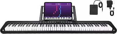 Digital Piano 88 Key Full Size Semi Weighted Electronic Keyboard Piano With M... • $124.29