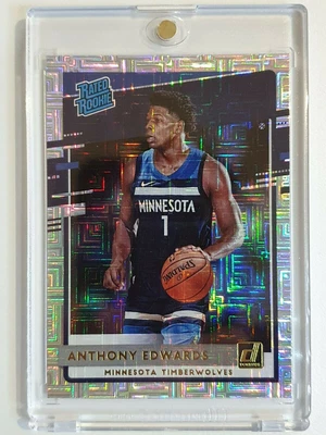 £151.40 • Buy 2020 Donruss Anthony Edwards Rookie #201 CHOICE INFINITE Prizm - Ready To Grade