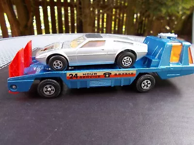Matchbox Super-kings #k-2 Recovery Transporter With Speed-kings #k-58 Maserati • £10