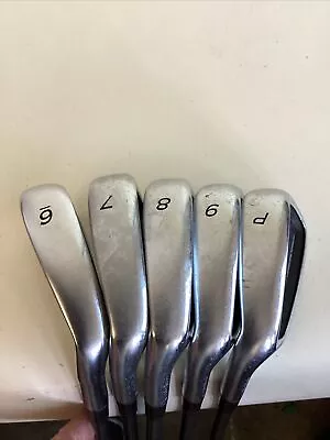 TaylorMade R9 Lefthanded LH Iron Set 6-PW With M Flex Senior Graphite Shafts • $215