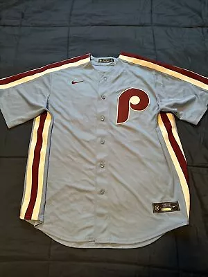 Bryce Harper Vintage Jersey NEW Mens Large Blue Philadelphia Phillies • $39.98