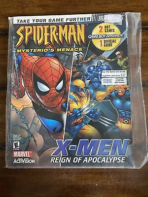 Spider-Man: Mysterio's Menace/X-Men: Reign Of Apocalypse Strategy Guide GBA • $29.04