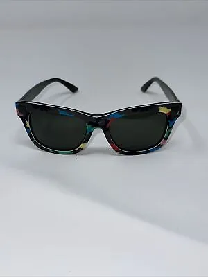 $115 • Buy VALENTINO V670SC 963 Camouflage Sunglasses Shades Glasses Italy