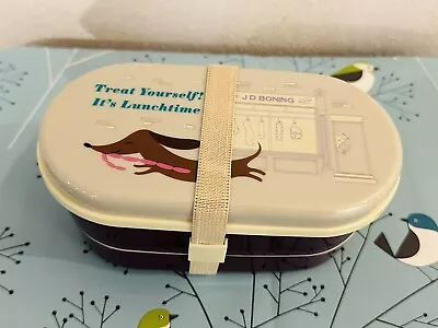 Sausage Dog / Dachshund Small Lunch Box New Gift • £11