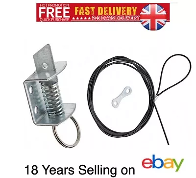 Henderson Garage Door Lock TOP LATCH CABLE SPRING SUPPORT BRACKET Repair Kit DIY • £4.75