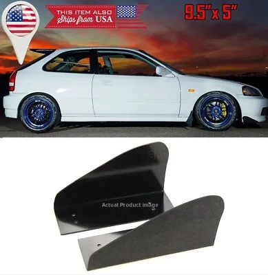 Front Bumper Side Lip Splitters Spoiler Winglet Blade Spat For Mazda    Subaru • $29.94