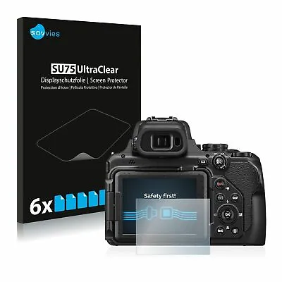 Nikon Coolpix P1000 Camera  6 X Transparent ULTRA Clear Camera Screen Protector • $23.74