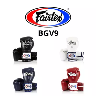 (Free Shipping) Fairtex Muay Thai Boxing Gloves BGV9-Heavy Hitter Mexican Style • $99
