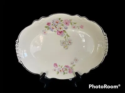 Homer Laughlin Virginia Rose Fluffy Rose Large Oval Platter 13 1/4  • $14.88