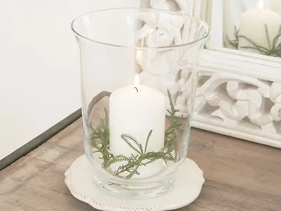 £9.95 • Buy Glass Hurricane Lamp Candle Holder Votive Lantern Wedding Decor Valentine Table 