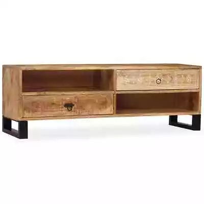 TV Stand TV Unit Sideboard TV Console Media Cabinet Solid Mango Wood VidaXL Vida • $316.99