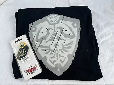 Zelda Shield T-shirt And Key Ring • £10