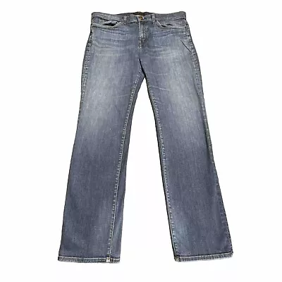 J BRAND Jeans Mens Size 38 Kane Revelled Classic Straight Fit Blue Medium Wash • $14.77