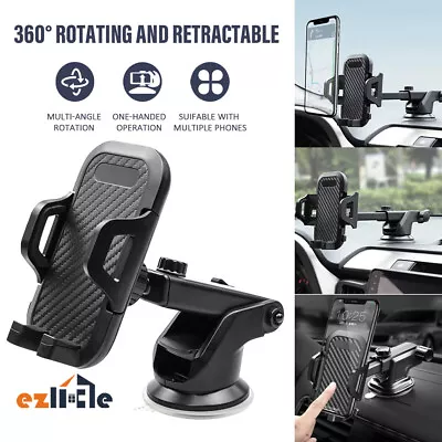 360° Car Mobile Phone Holder Gravity Dashboard Suction Mount Stand Universal • $12.99