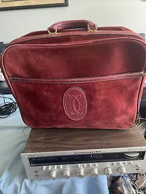 Authentic Vintage Cartier  Shoulder Bag Burgundy As Is • $75