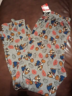 Nintendo Mario Pajamas Pants 2007 Size Large • $35