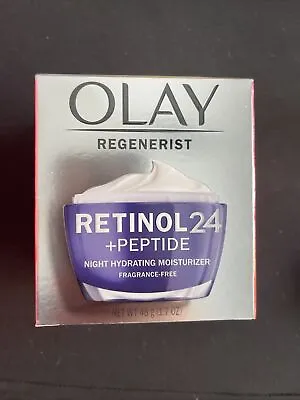 $32.78 • Buy Olay Regenerist Retinol 24 + PEPTIDE Night Face  Fragrance Free 1.7oz