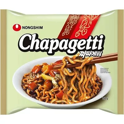 Nongshim Chapagetti Chajangmyun Instant Noodles 140g Five Pack. FREE POSTAGE • £9.90