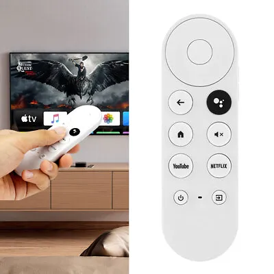 Bluetooth Remote Control Replacement Voice Search For Chromecast 4K Google TV • $16.59