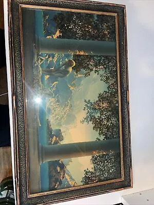 Daybreak House Of Art Maxfield Parrish 1920’s Framed Lithograph Original. 18x30 • $500