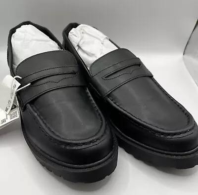 ZARA Lug Sole Penny Loafers Black Boys/men Size 7 New With Tags • $17.50