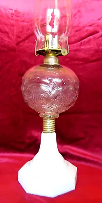 EAPG: Atterbury Oil Lamp  Chapman  Font- Ca. 1870s • $39.95