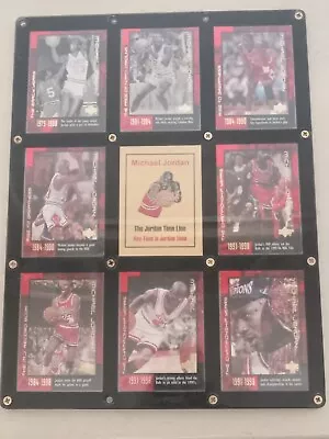 Michael Jordan Card Collection Lot 8 With Center Piece Card • $13.96