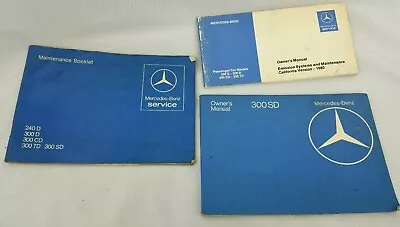 Mercedes Benz 300D OEM Owners Factory Manual Guide Book Emission Maintenance • $34.99