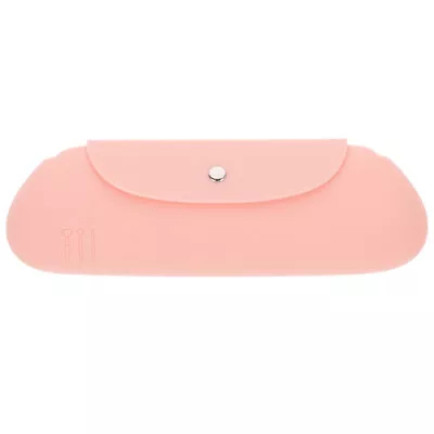 Pink Travel Silicone Make Up Bag Makeup Brush Pouch For • £9.58