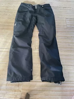 Adult Medium Under Armour Ski Snow Snowboard Pants Black Lined • $29