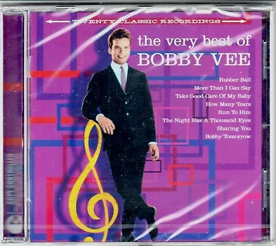 BOBBY VEE ~  Very Best Of  / Greatest Hits NEW SEALED CD 20 Original Recordings • £5.95