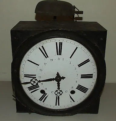 $399.99 • Buy Antique 19th C. French Morbier Comtoise Porcelain Dial Wag On Wall Clock C.1840