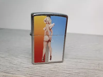 Zippo Lighter Pin Up Lady 2018 Dated • £19.99