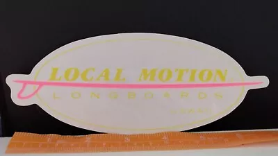 Vintage Local Motion Surfing Sticker Decal Longboard Single Fin Hang 10 • $4.99