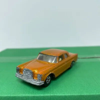 Matchbox Mercedes 300 SE Series No 46 Lesney Metal England Superfast Orange • £4.99