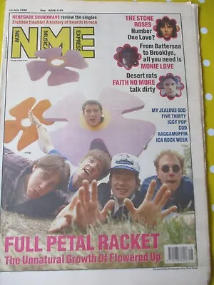 NME New Musical Express 14th July 1990 Stone Roses Faith No More • £7.99