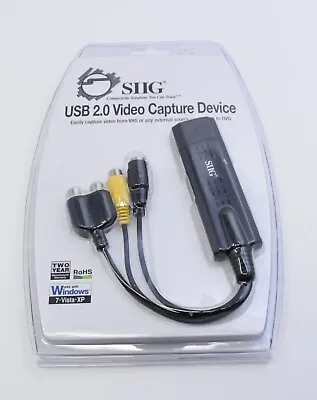 SIIG USB 2.0 Video Capture Device Record From Analog To Digital • $10