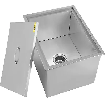 VEVOR Drop-in Ice Chest Outdoor Kitchen Ice Cooler Ice Bin 304 Stainless Steel • $215.99