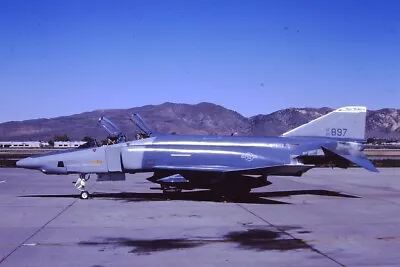 4685 Original Military Aircraft Slide Rf-4c Phantom 65-0897 192trs Usaf 1990 • $2.50