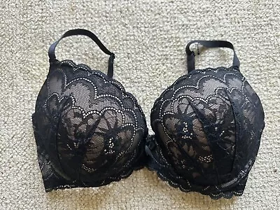 BRAS N THINGS Sexy Black Lace Bra Size 12E NWOT • $15