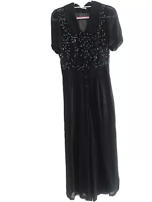 £14.99 • Buy Charlotte Halton Playsuit  Size 12 Col BlackA227