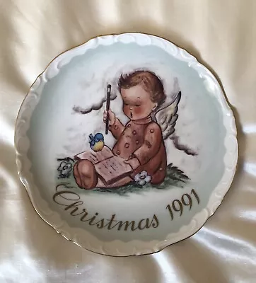 Schmid ‘A Message From Above’ Christmas Limited Edition Plate #9058 $60 • £8