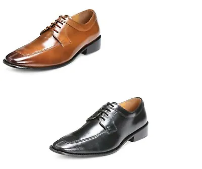 LIBERTYZENO Mens Finest Leather Classic Look Oxford Business Formal Dress Shoes • $49.99
