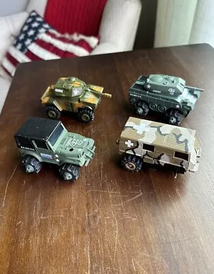 Vintage Schaper Stomper MILITARY MEDIC AMBULANCE  Rough Riders JEEP TANK Lot • $86