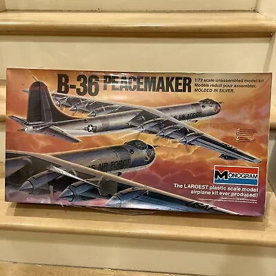 1980 Vintage Original Monogram B-36 Peacemaker 5703 Model Kit 1:72 FactorySealed • $149