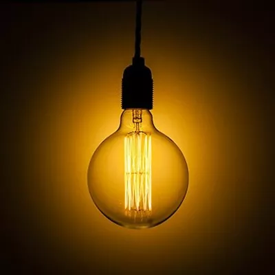 £6.99 • Buy Vintage Filament Edison Light Bulb Dimmable E27 Decorative Industrial Globe