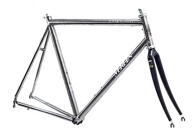 Merlin Extralite Ti Road Bike Frameset 58cm Long QR Rim Brake Vintage Kellogg • $649.95